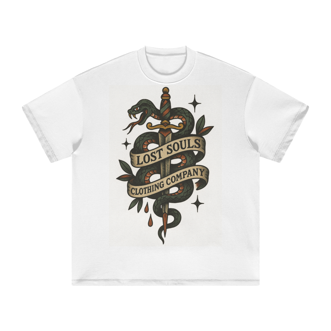 Stained LS Tee