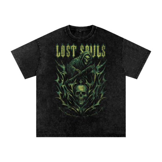 Green Grim LS Tee